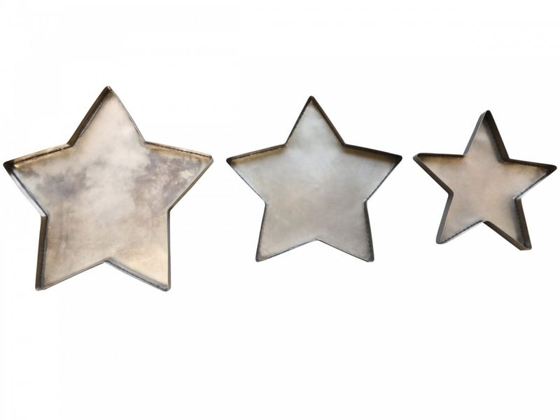 STJERNEFAT Metall 3-pk
