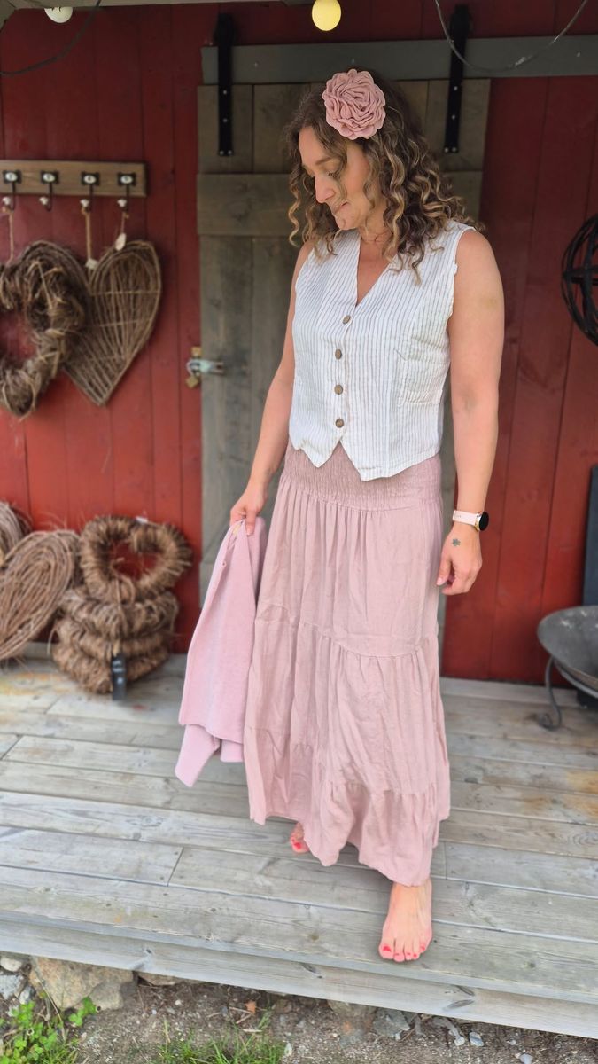 EDEL Vest Stripe Rosa