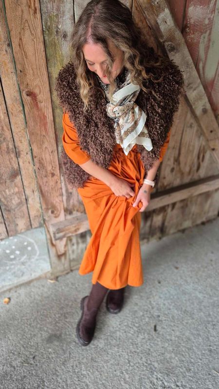  SAGA Fluffy Vest Marron