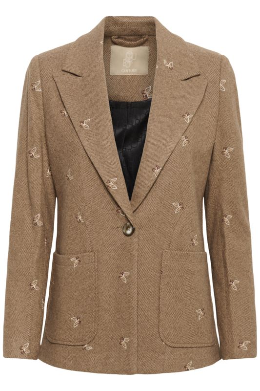 HERNING Blazer Beige/Brown