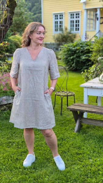 Hovedbilde ANIELA Molly Linkjole Dusky Green/Whitecap Stripe
