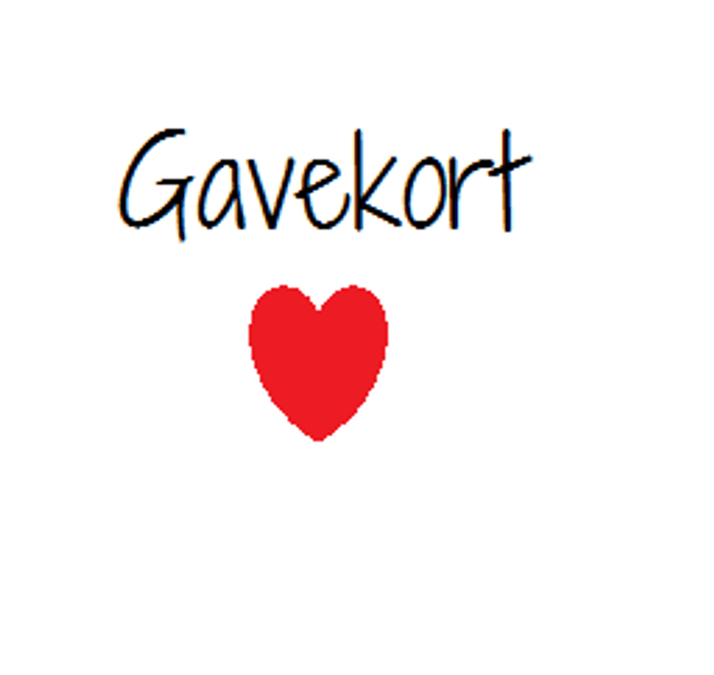 GAVEKORT 1000 kr