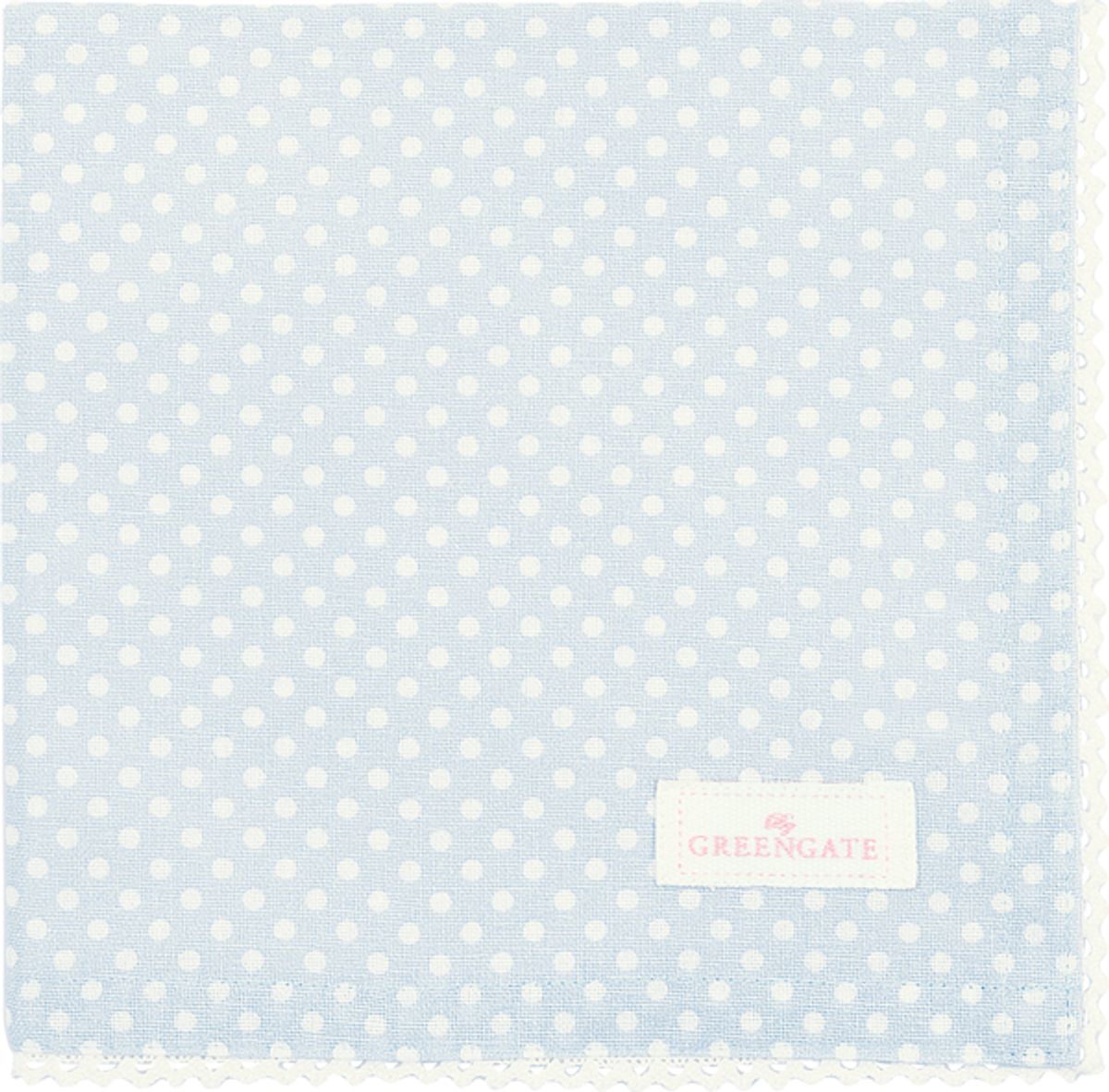 SERVIETT Dotty Blue m Blondekant