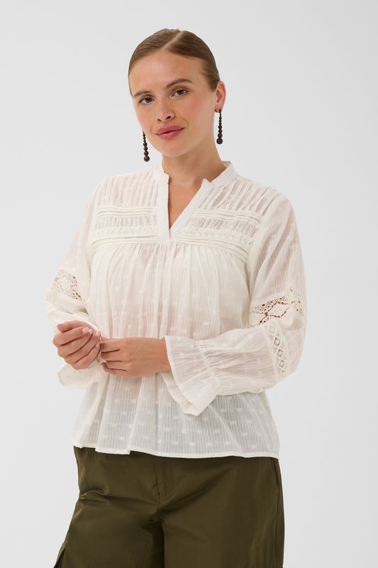 NELA Bluse Spring Gardenia