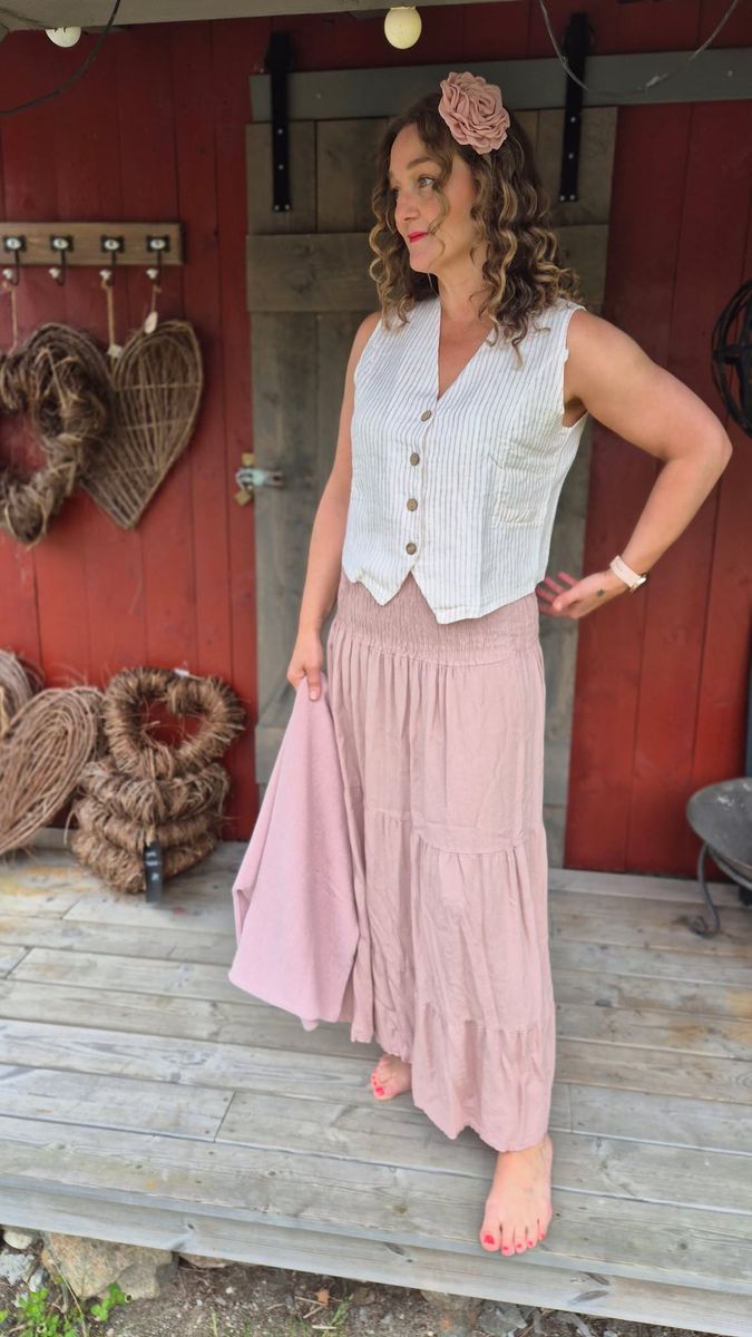 EDEL Vest Stripe Rosa