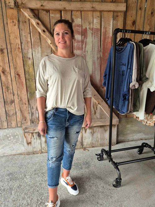 Hovedbilde LAZY Genser Beige