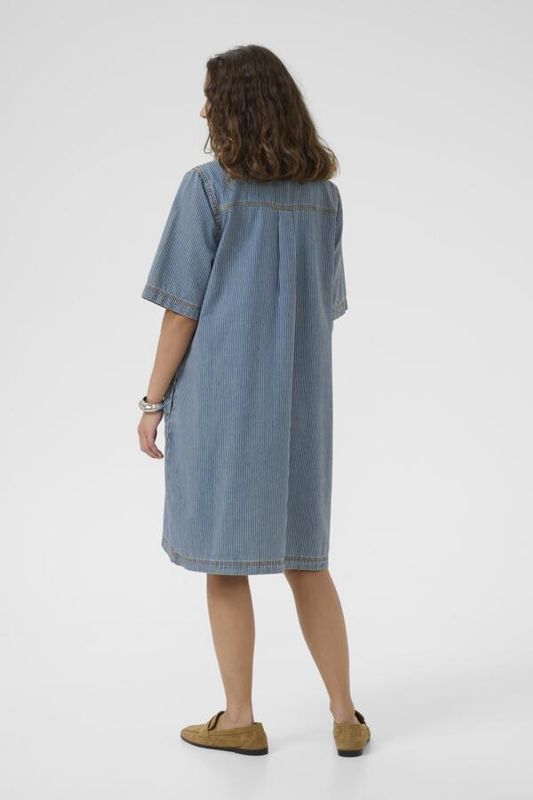 AYNA Kjole Blue/White Stripe