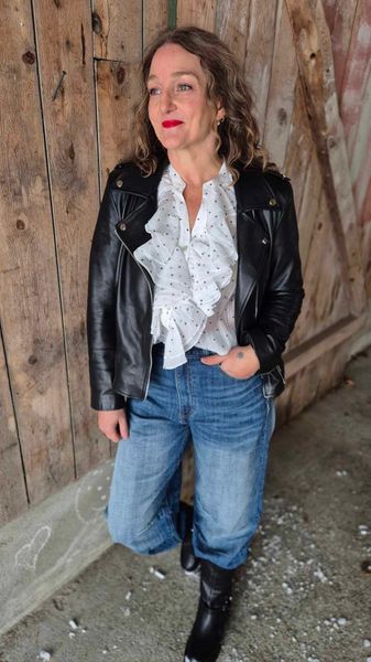 Hovedbilde CALLUNA Skinnjakke Sort