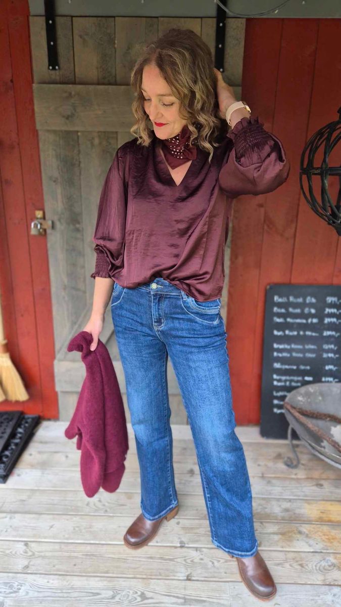 ALUNA Denim Blue Jeans 