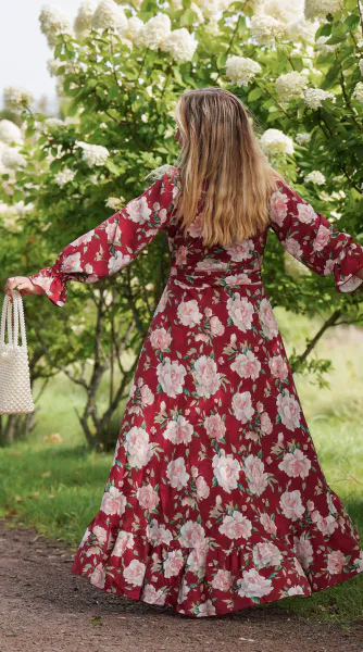 Hovedbilde SYRIN Lang Omslagskjole ...