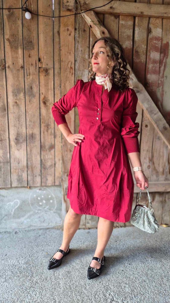 LORETTA Antoinett Kjole Chili Pepper