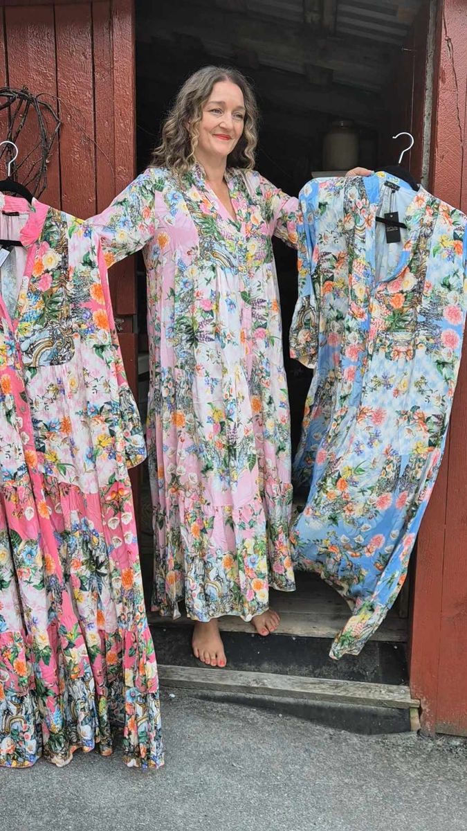 FLOWER Mix Kjole Pink