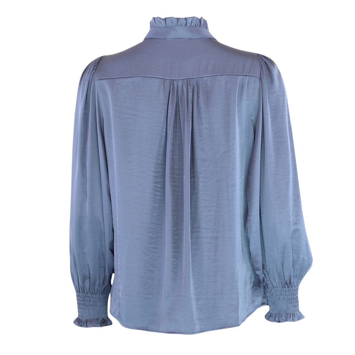 MOE Satin Bluse Dove Blue