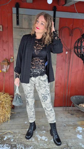 Hovedbilde ANYA Bukse med Mønster