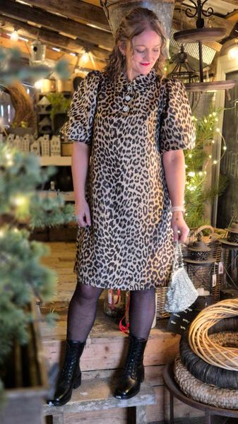 Hovedbilde CAROL Muxi Kjole Leopard