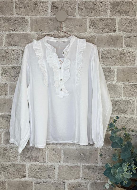 CLIMB Bluse Hvit