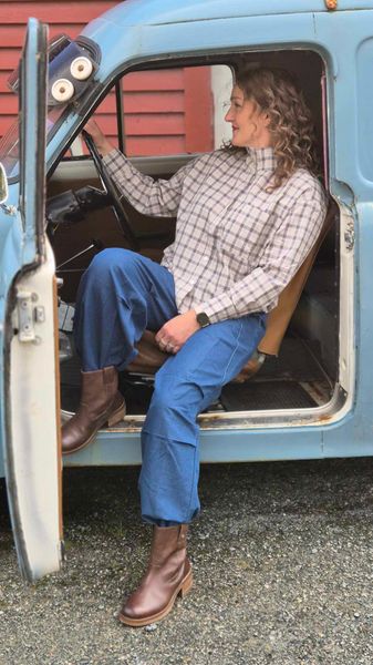 Hovedbilde JESSIE Check Blue