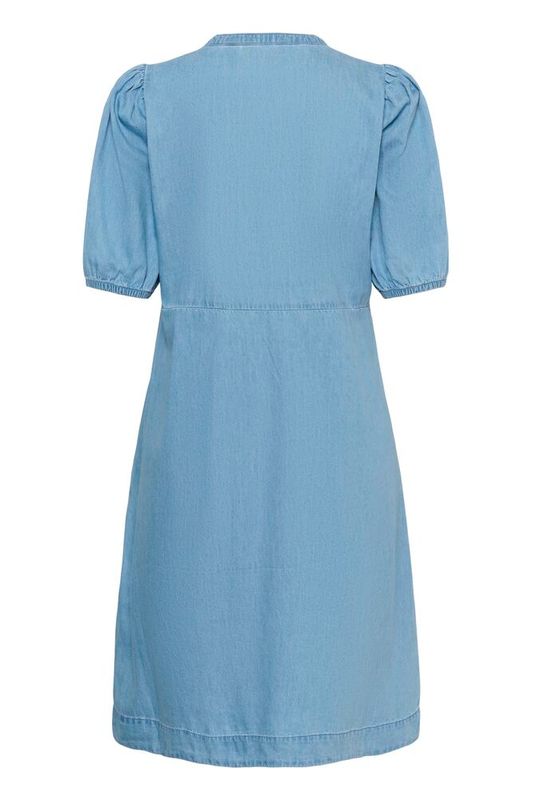BERTELINE Arpa Kjole Light Blue Wash
