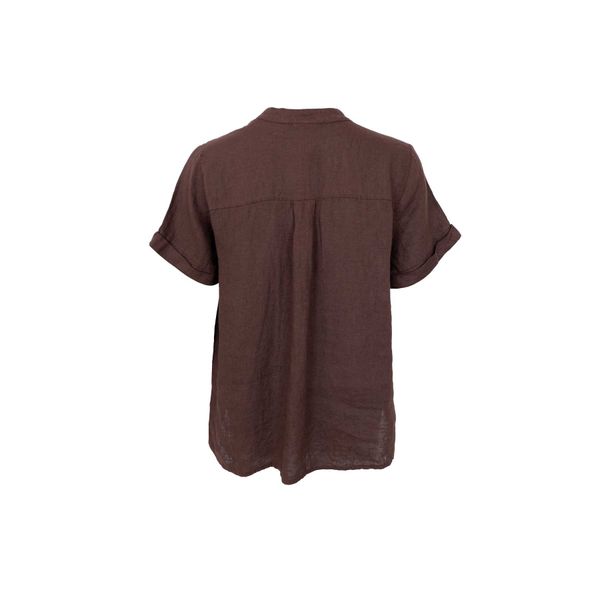 Hovedbilde MELINA Linbluse Coffee