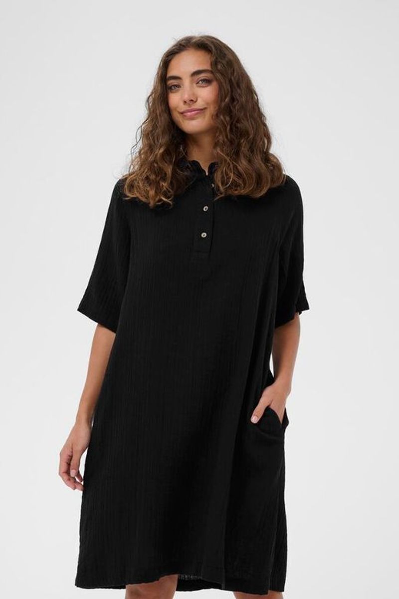TALA Elina Kort Kjole Black