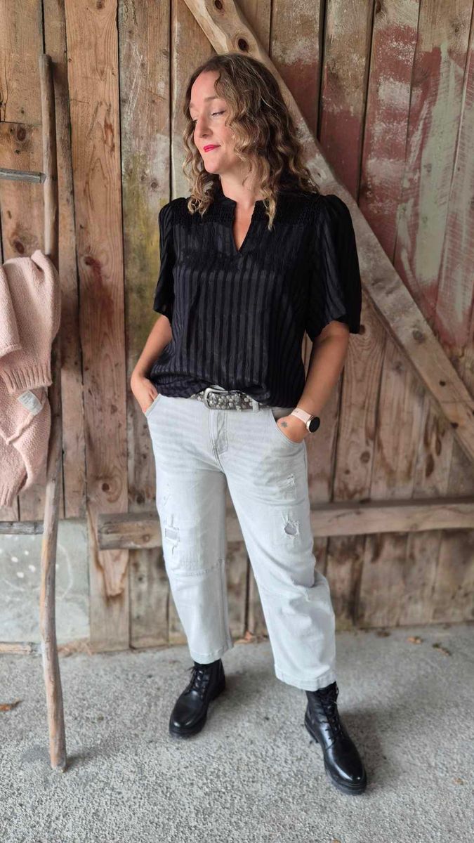 GRAZY Baggy Jeans Grå