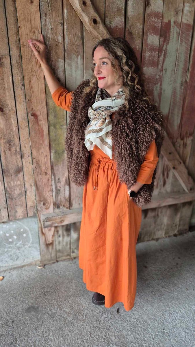  SAGA Fluffy Vest Marron