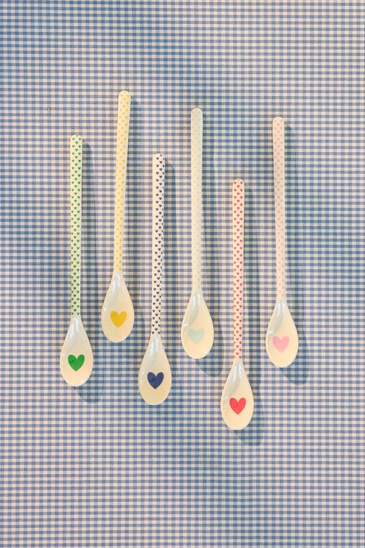 LATTESKJE Favorite Hearts Prints Multicolor