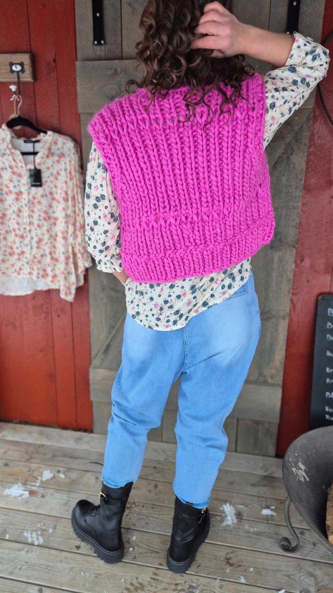 MARTE Bluse Flowermix Blue