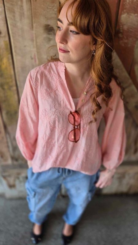 MONICA Bluse Rosa