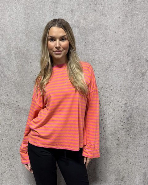 Hovedbilde IRIS Genser Orange og Rosa