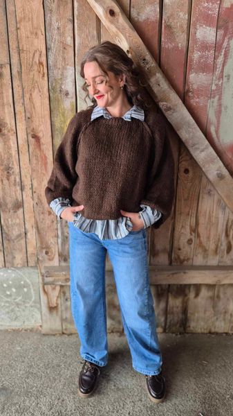 Hovedbilde LE DUNE Genser Choco