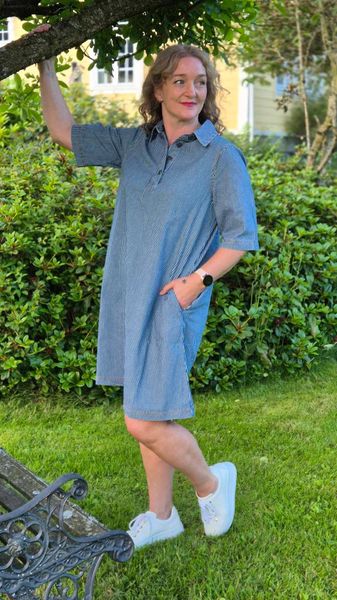 Hovedbilde AYNA Kjole Blue/White Stripe