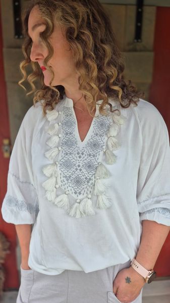 Hovedbilde CAREY Silver Bluse Hvit