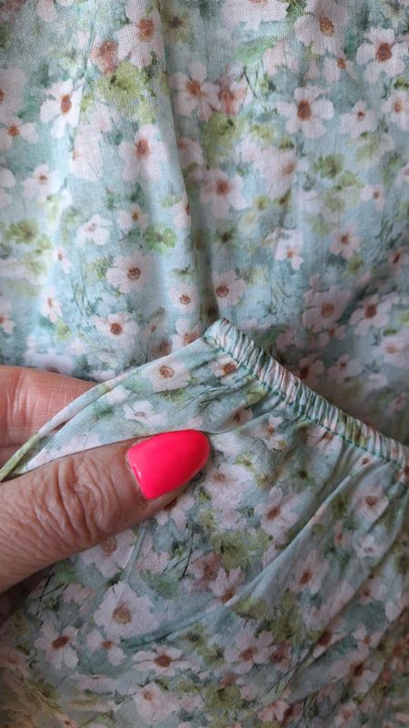 CECILIE Bluse Flowermix Green