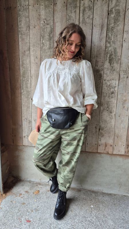 ABBIE Barrel Camo Bukse 