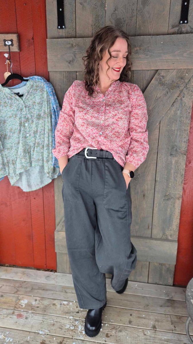 CECILIE Bluse Flowermix Pink