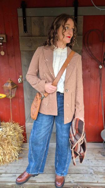 Hovedbilde KRISTIN Bluse Lace Ecru