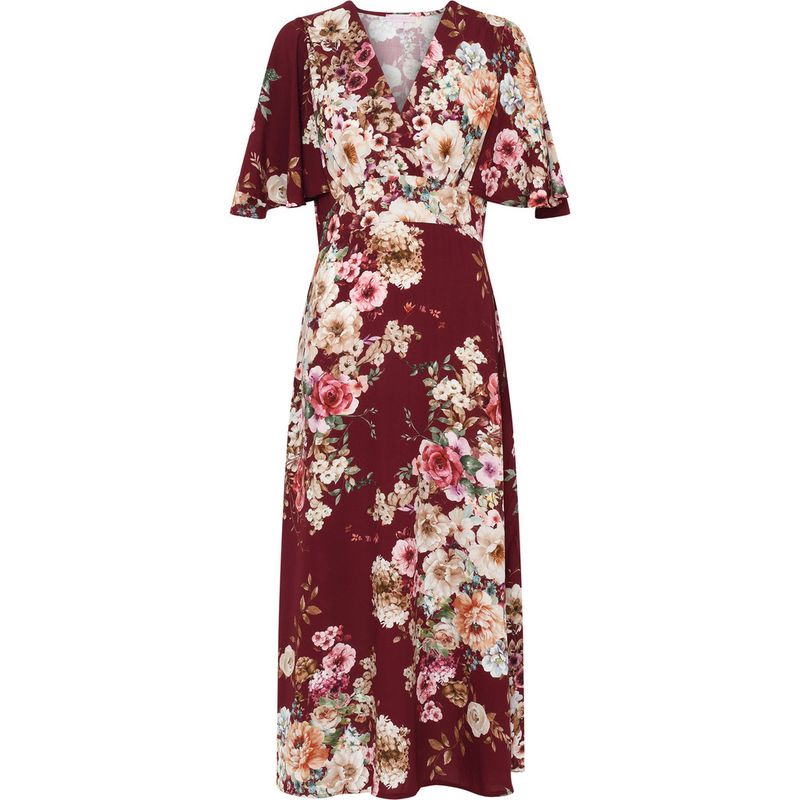 PERNILLE Rose Kjole Bordeaux 