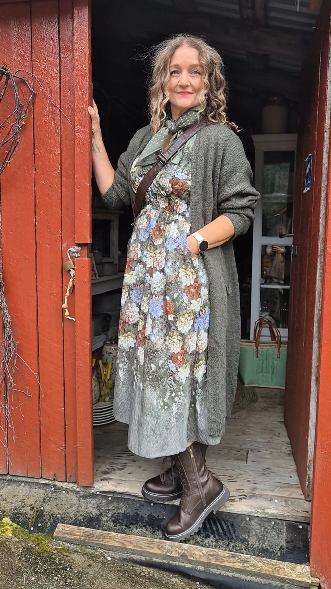 SILJE Strikket Jakke Military