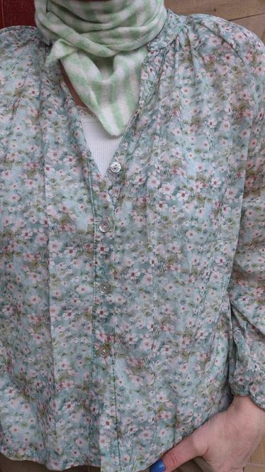 Hovedbilde CECILIE Bluse Flowermix Green