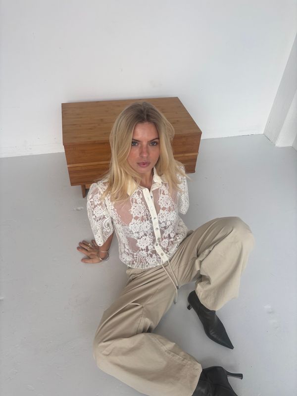 PALOMA Bluse Blonder Off White