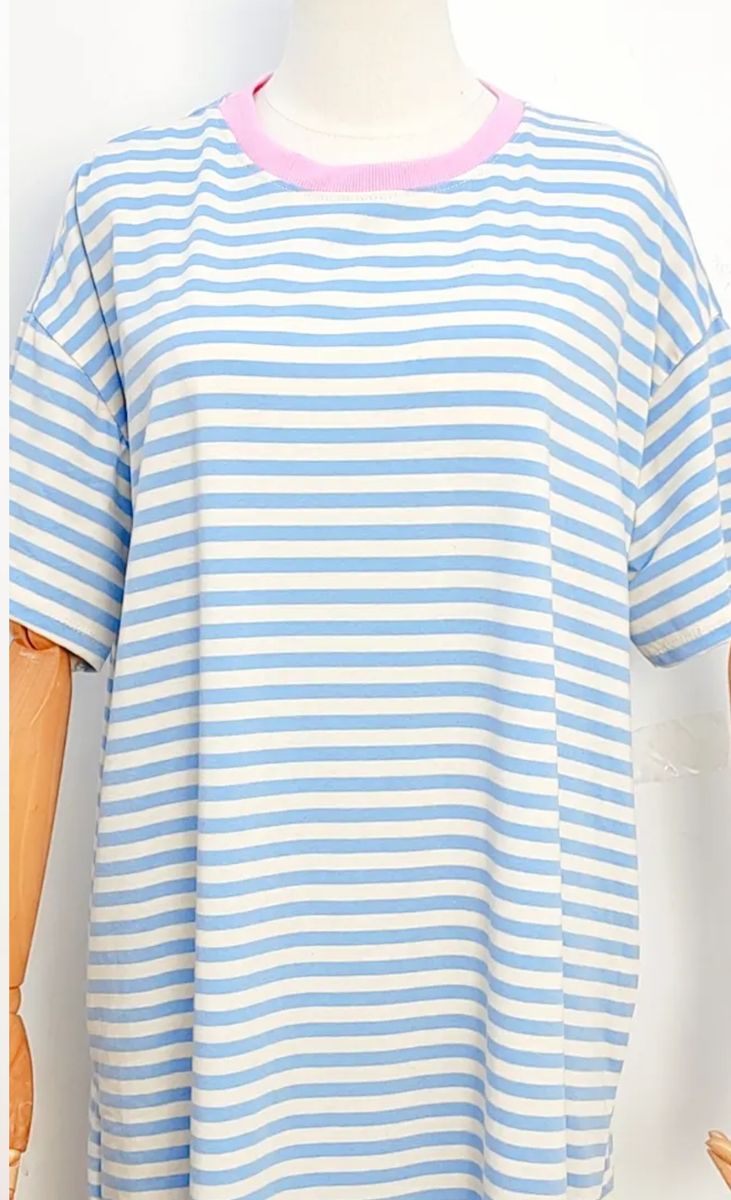 VANJA Stripete Kjole Blue