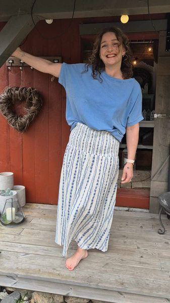 Hovedbilde HOLLIE Skjørt Blue/White ...