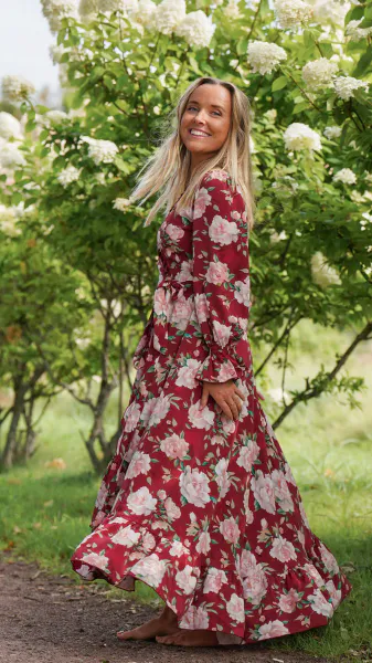 Hovedbilde SYRIN Lang Omslagskjole ...