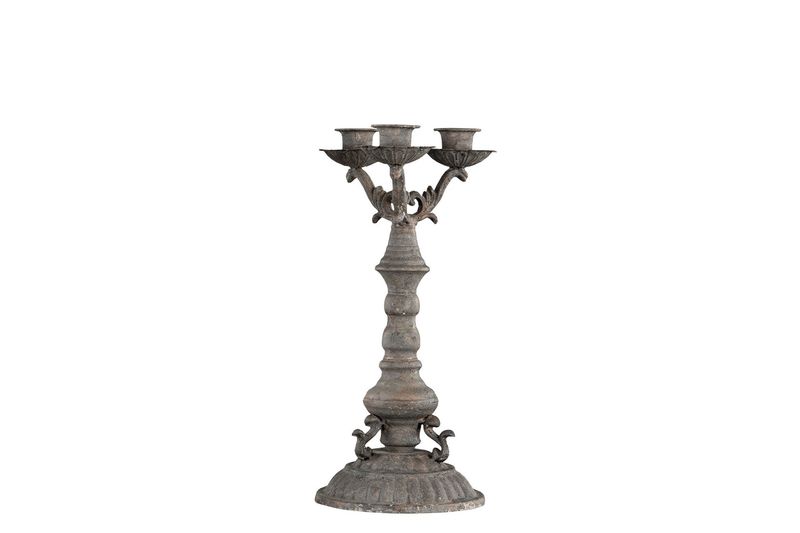 KANDELABER 3-arm Metall 40cm 