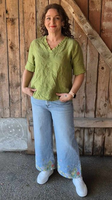 Hovedbilde BUTTERFLY Cropped Denim Jeans 
