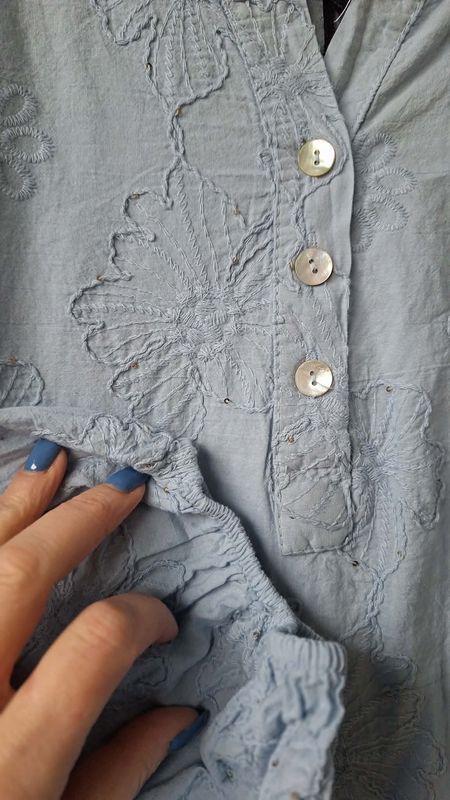MONICA Bluse Blue