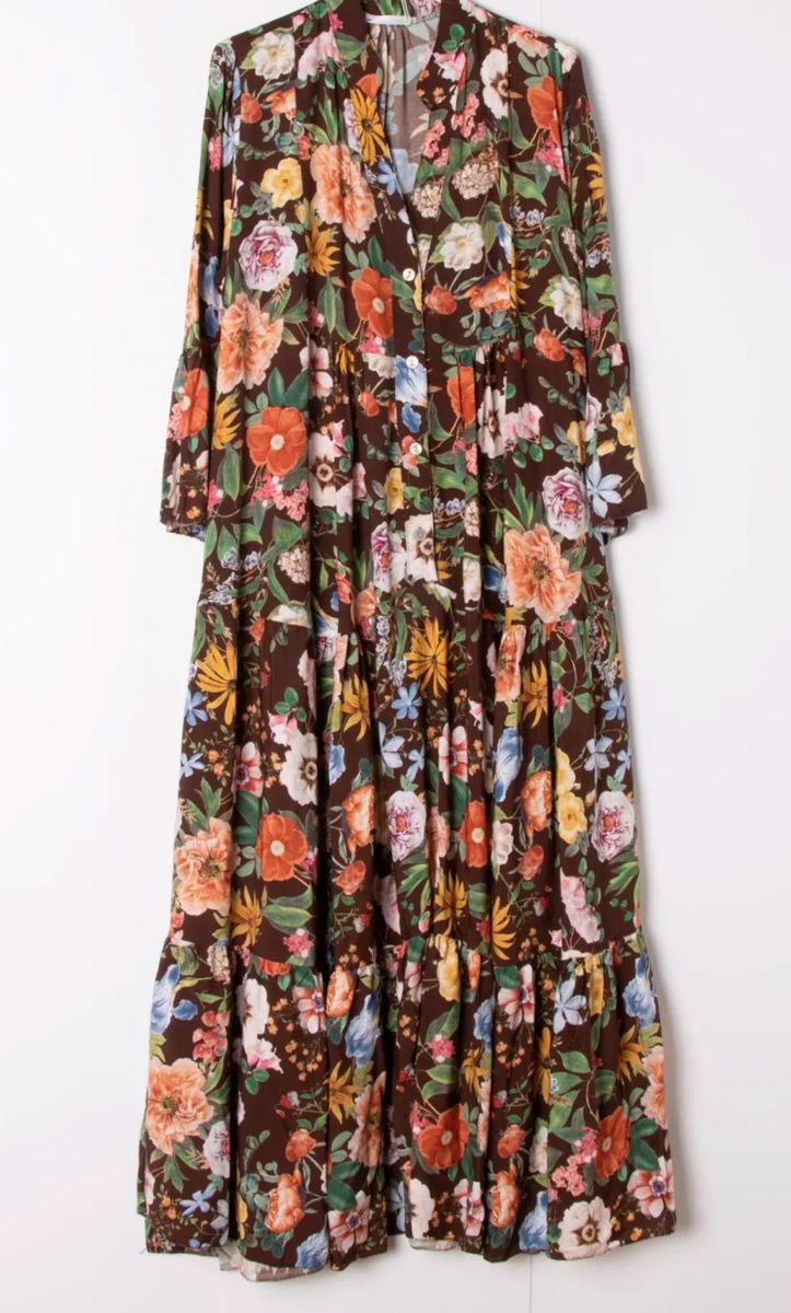 FLORA Kjole Marron