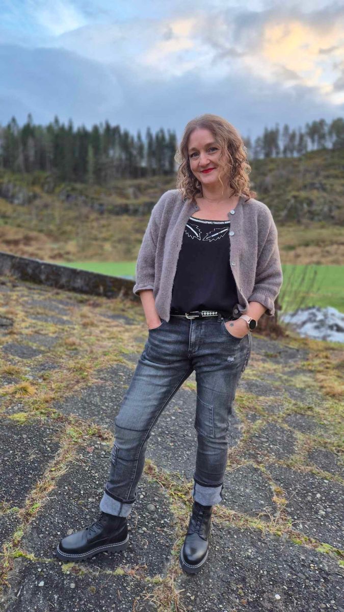 JULIANA Cardigan Fango