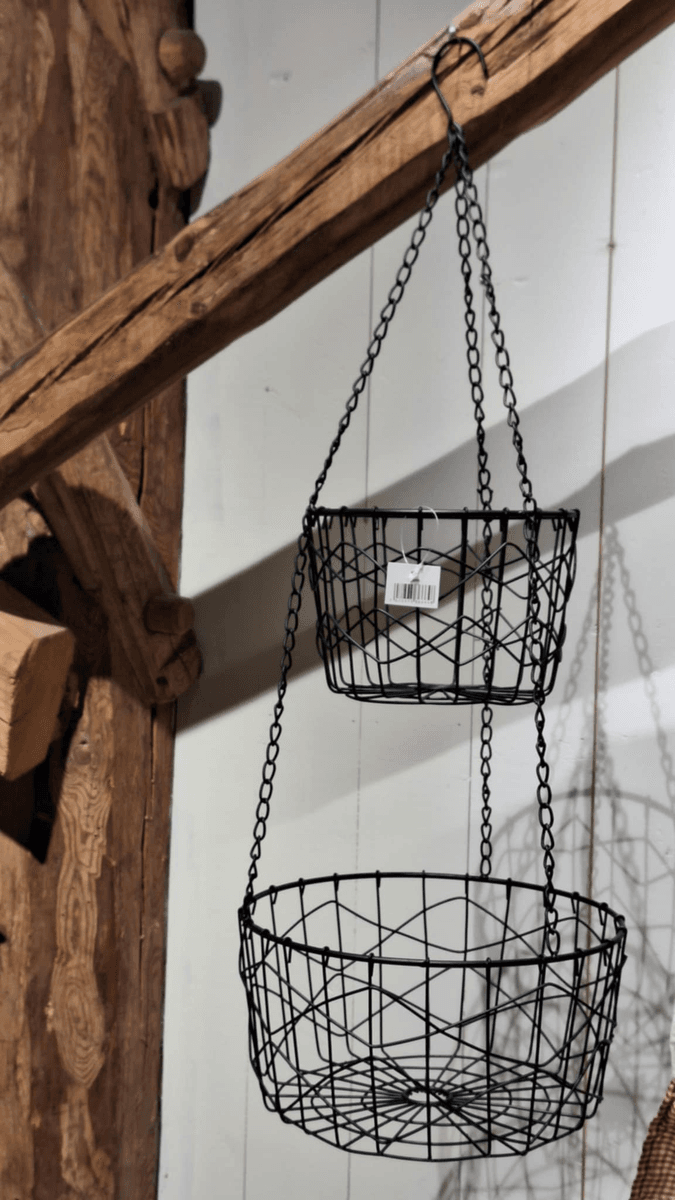 HENGEKURV Sort Metall